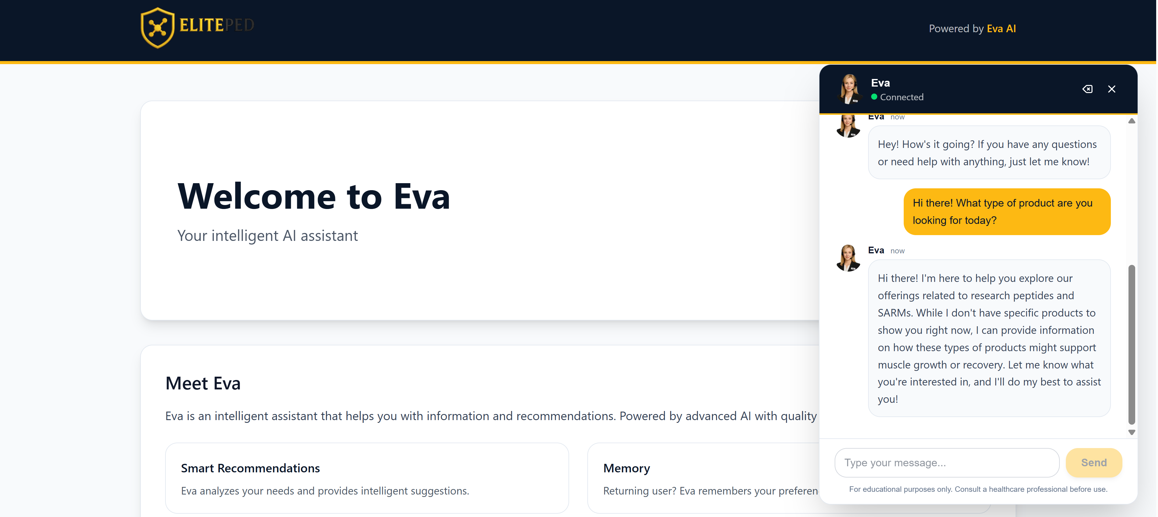 Eva AI Sales Assistant